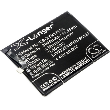 Аккумулятор для ZTE Nubia Z17 mini, Z17 Mini S 3000mah