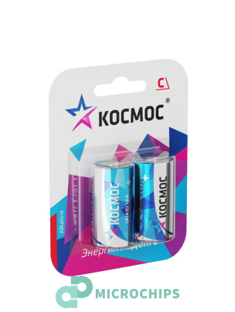 Купить Батарейка Космос LR14/C 2BP Батарейка Космос LR14/C 2BP