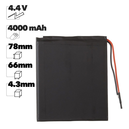 Аккумулятор Premium Quality 436678 (Li-Pol, 4000mAh, 4.4V)
