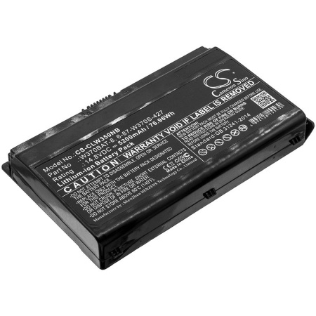 Аккумулятор для Clevo G508II, GIGABYTE P2742, HASEE K650C-I7 D1, SAGER 7358, SCHENKER W350ETQ 5200mah
