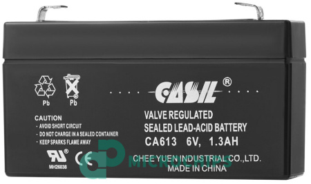 Аккумулятор Casil CA 613 (AGM, 1.3Ah)