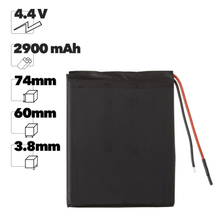 Аккумулятор Premium Quality 386074 (Li-Pol, 2900mAh, 4.4V) Аккумулятор Premium Quality 386074 (Li-Pol, 2900mAh, 4.4V)