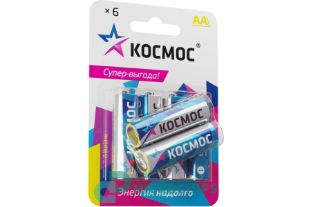 Батарейка Космос LR6/AA 6BP