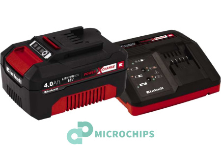Аккумулятор Einhell PXC с зарядным устройством (Li-ion, 4000mAh, 18V)