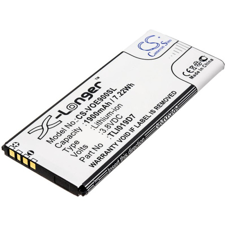 Аккумулятор для Alcatel 5033D (TLI019D7) 1900mah