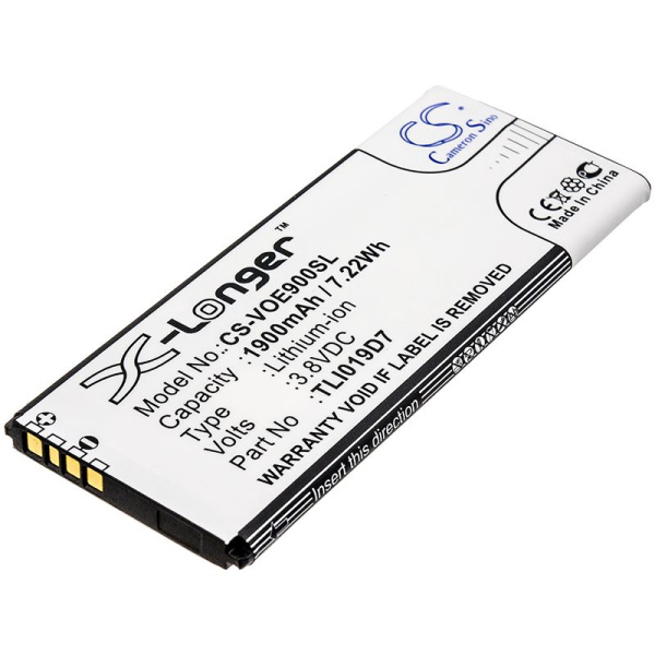Аккумулятор для Alcatel 5033D (TLI019D7) 1900mah
