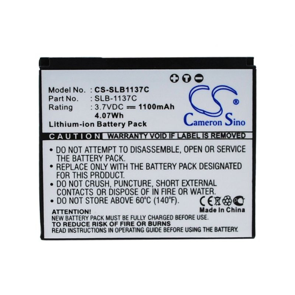 Аккумулятор для Samsung Digimax i7 (SLB-1137C) 1100mAh