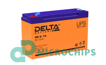 Аккумулятор Delta HR 6-15 (AGM, 15Ah)