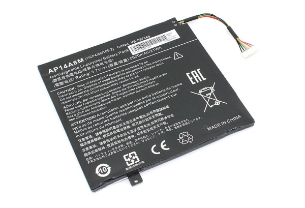 Аккумулятор (батарея) AP14A8M для ноутбука Acer Aspire SW5-011, 3.7V, 5600mAh (OEM)
