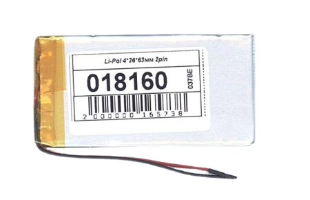 Аккумулятор OEM 403663 (Li-Pol, 800mAh, 3.7V) Аккумулятор OEM 403663 (Li-Pol, 800mAh, 3.7V)