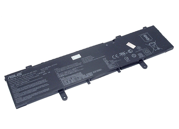 Аккумулятор (батарея) B31N1632 для ноутбука Asus ZenBook UX310UA 11.52B, 42Vтч, 3600mAh, Li-ion, черный (оригинал)