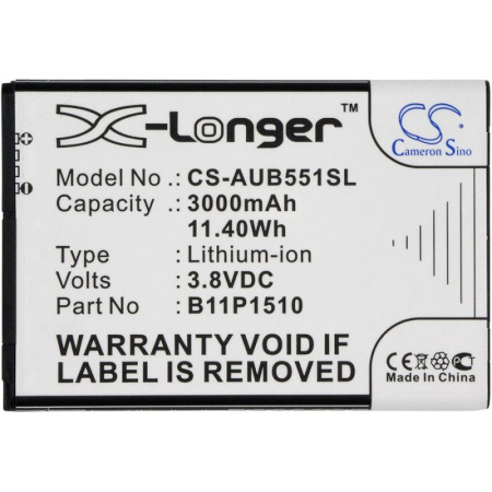 Аккумулятор для Asus ZenFone Go, Go TV (ZB551KL) 3000mah