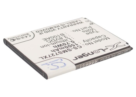 Аккумулятор CS-SMS727XL, B100AE для Samsung GT-S7270, GT-S7272, S7275 Galaxy Ace 3, S7898, 3.8В, 1500mA