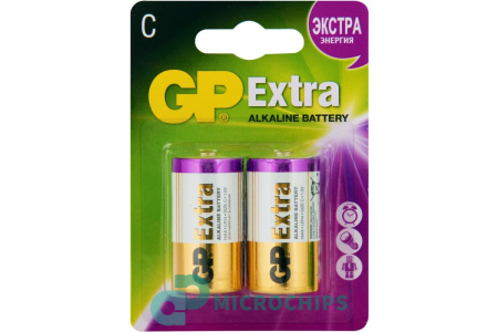 Купить Батарейка GP Extra Alkaline LR14/C 2BP Батарейка GP Extra Alkaline LR14/C 2BP