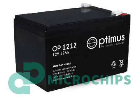 Купить Аккумулятор Optimus OP 1212 (AGM, 12Ah) Аккумулятор Optimus OP 1212 (AGM, 12Ah)