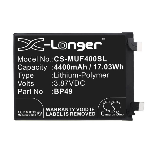 Аккумулятор для Poco F4 5G (BP49) 4400mAh