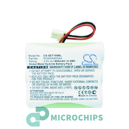 Купить Аккумулятор для Proxibus LDP400 (RC600AA03AA) 1800mAh Аккумулятор для Proxibus LDP400 (RC600AA03AA) 1800mAh