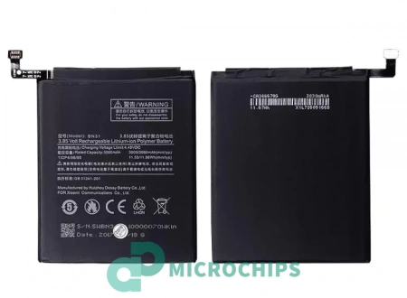 Аккумулятор BN31 для Xiaomi Mi 5X, Mi A1, Redmi Note 5A, Redmi Note 5A Prime, Redmi S2 (наилучшее качество)