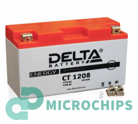 Аккумулятор Delta CT 1208 (AGM, 8Ah)