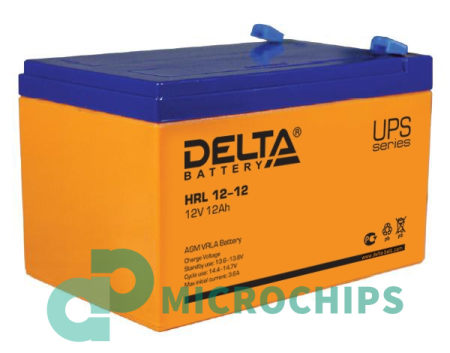 Аккумулятор Delta HRL 12-12 (AGM, 12Ah)