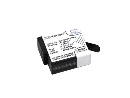 Аккумулятор CameronSino CS-GDB501MX для GoPro Hero 5 (AHDBT-501)