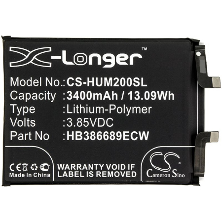 Аккумулятор для HUAWEI Honor Magic 2 (HB386689ECW) 3400mAh