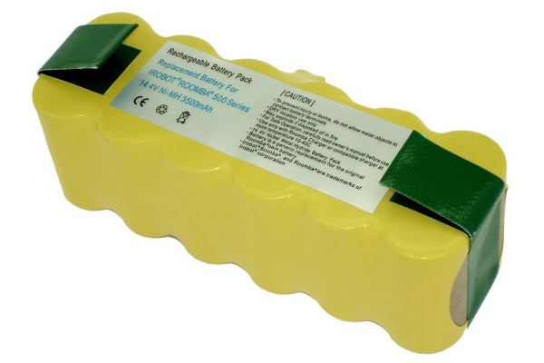 Аккумулятор для пылесоса iRobot Roomba 500, 510, 530, 560, 780, 800, 900 (3500mAh, 14.4V)