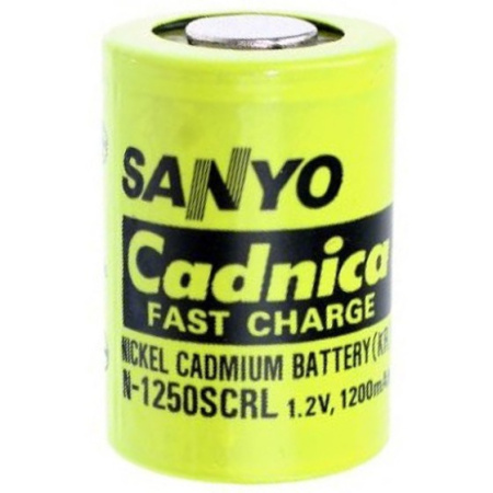 Аккумулятор Sanyo N-1250SCRL (NiCd, 1250mAh, 1.2V)