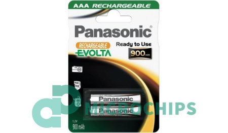 Аккумулятор Panasonic Evolta AAA (NiMH, 900mAh) 2BP