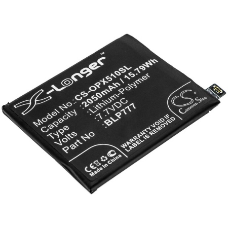 Аккумулятор для OPPO Realme X50 Pro 5G (BLP777) 2050mAh