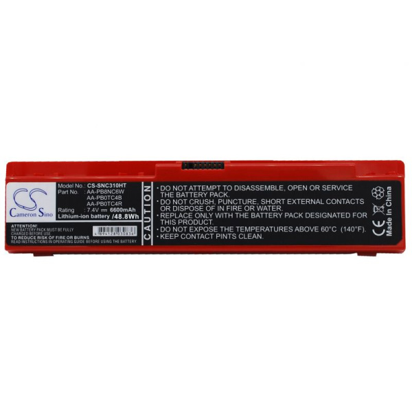 Купить Аккумулятор для Samsung NT-X120, NP-N310, NP-N315 серии (AA-PB0TC4B) 6600mah красный Аккумулятор для Samsung NT-X120, NP-N310, NP-N315 серии (AA-PB0TC4B) 6600mah красный