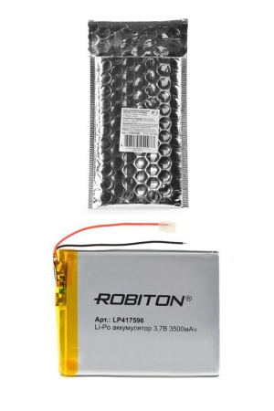 Аккумулятор Robiton 417596 (Li-Pol, 3500mAh, 3.7V)