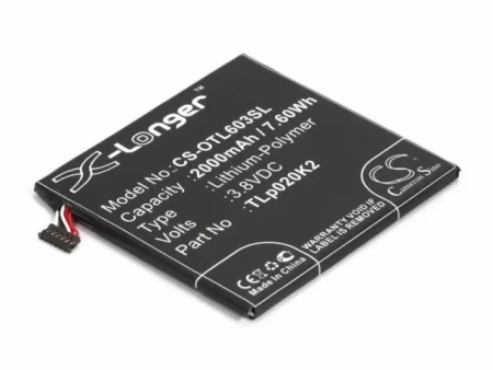 Аккумулятор CS-OTL603SL для Alcatel One Touch 6039 Idol 3, 3.8В, 2000мАч