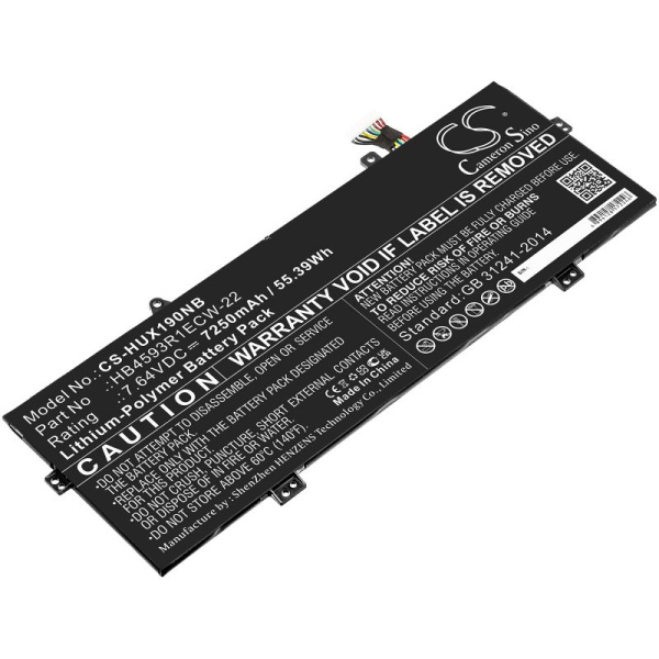 Аккумулятор для Huawei MateBook X Pro (2020) (HB4593R1ECW-22) 7250mah