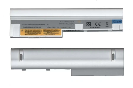 Аккумулятор (батарея) для ноутбука Lenovo IdeaPad S10-3 (L09S6Y14), 10.8V, 56Wh, 5185mAh, OEM белая