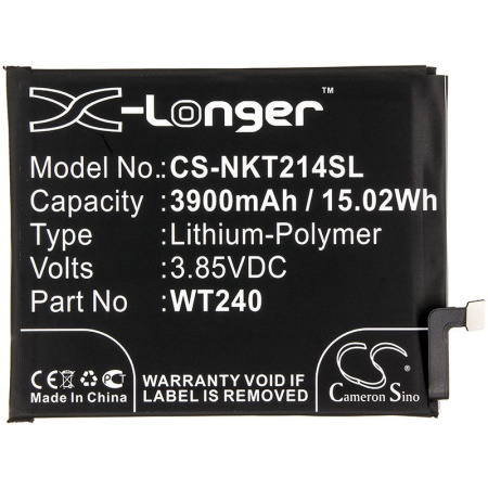 Аккумулятор для Nokia 2.3, TA-1214 3900mah