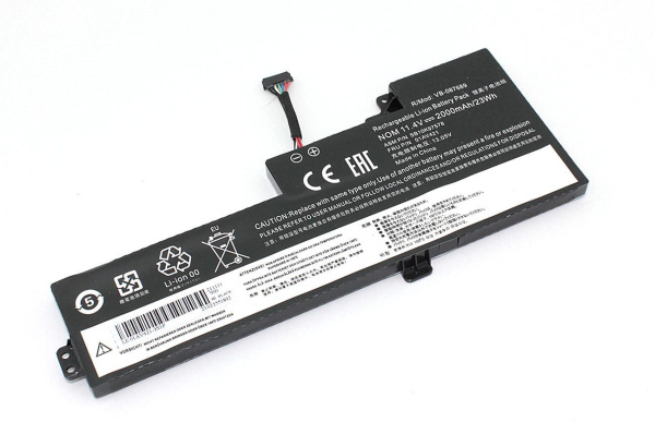 Аккумулятор (батарея) для ноутбука Lenovo ThinkPad T470 T570 (01AV421), 11.4V, 2000mAh OEM