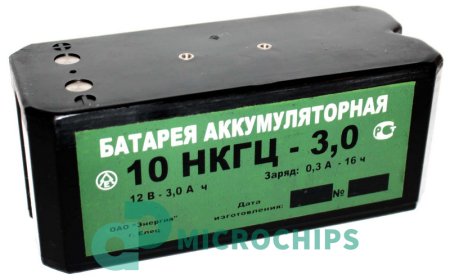 Аккумуляторная батарея Энергия 10НКГЦ- 3.0 (3000mAh, 12V, NiCd) Аккумуляторная батарея Энергия 10НКГЦ- 3.0 (3000mAh, 12V, NiCd)