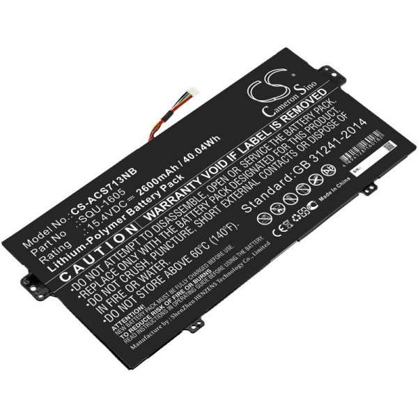 Аккумулятор для Acer Spin 7, Swift 7, SF713-51 серии (SQU-1605) 2600mAh