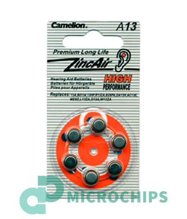 Батарейка Camelion ZA 13 6BP