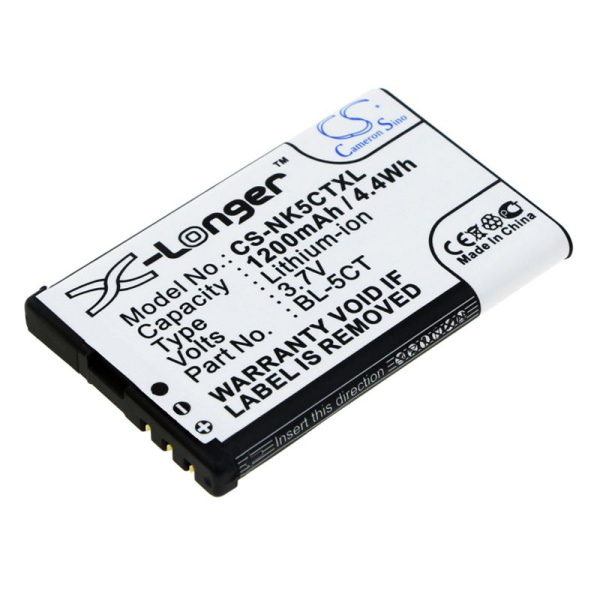 Аккумулятор для Nokia BL-5CT 1200mah