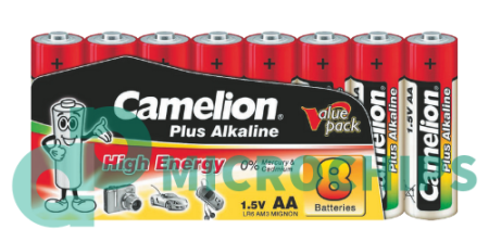 Батарейка Camelion Plus Alkaline LR6/AA 8S