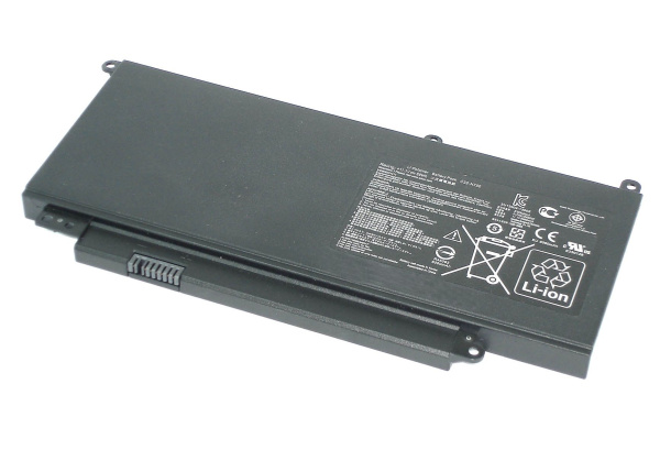 Аккумулятор (батарея) C32-N750 для ноутбука Asus N750JK, 11.1V, 6200mAh, черная, Li-ion, черный (оригинал)