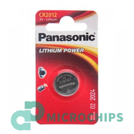Батарейка Panasonic CR2012 Lithium Power 1BP