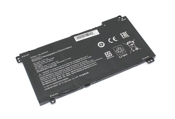 Купить Аккумулятор (батарея) для ноутбука HP ProBook x360 440 G1 (RU03XL), 11.4V, 4200mAh OEM Аккумулятор (батарея) для ноутбука HP ProBook x360 440 G1 (RU03XL), 11.4V, 4200mAh OEM
