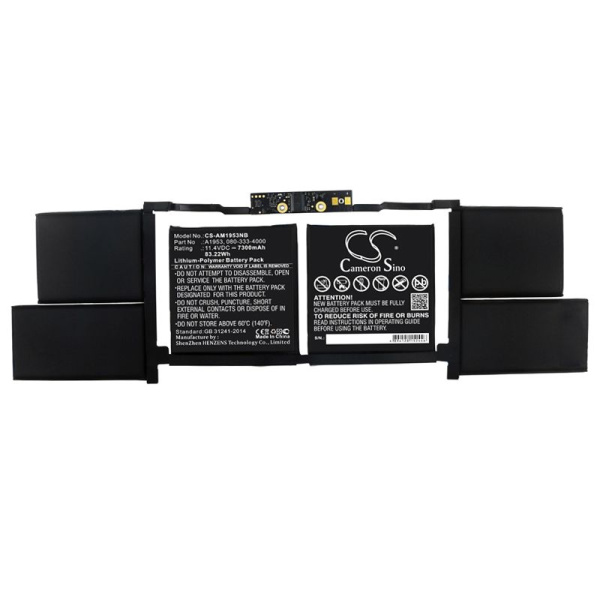 Аккумулятор для Apple MacBook Pro 15" A1990 (A1953) 7300mAh