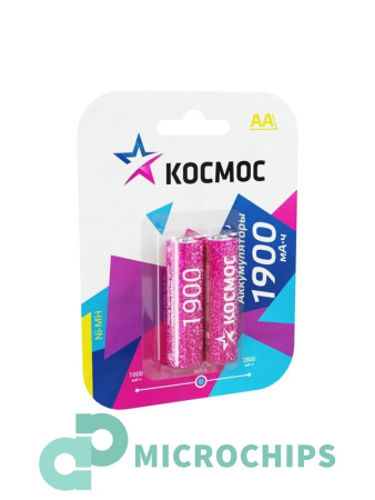 Аккумулятор Космос АА (NiMH, 1900mAh) 2BP Аккумулятор Космос АА (NiMH, 1900mAh) 2BP