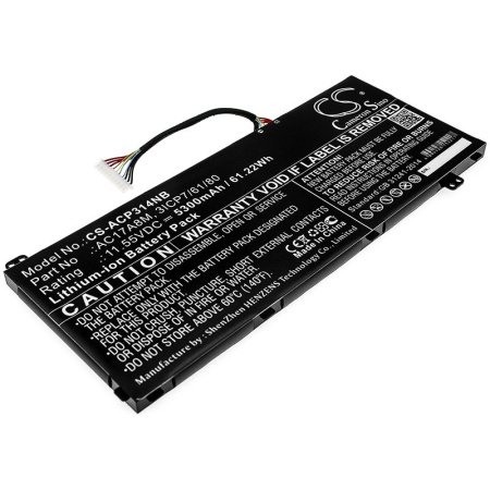 Купить Аккумулятор для ноутбуков Acer Spin 3 (SP314-52), TravelMate X3410 (AC17A8M) 5300mah Аккумулятор для ноутбуков Acer Spin 3 (SP314-52), TravelMate X3410 (AC17A8M) 5300mah