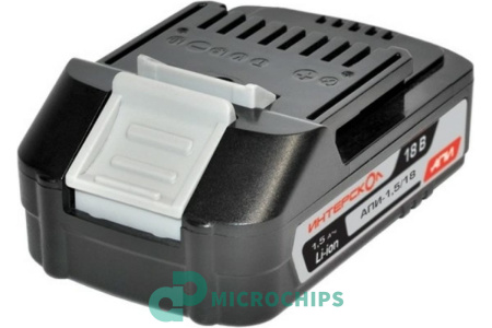 Купить Аккумулятор Интерскол АПИ-1.5/18 (Li-ion, 1500mAh, 18V) Аккумулятор Интерскол АПИ-1.5/18 (Li-ion, 1500mAh, 18V)