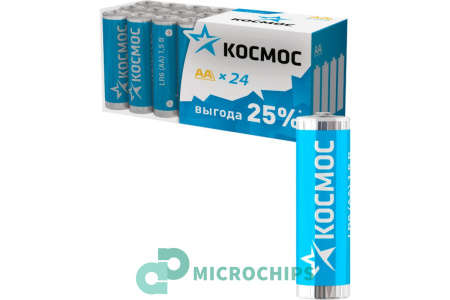 Батарейка Космос LR6/AA 24BP